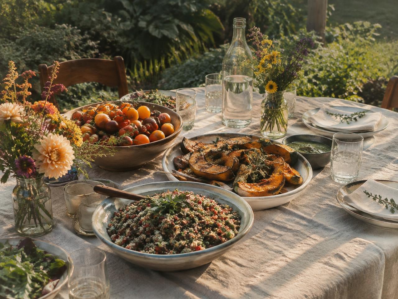 Garden & Grain: Seasonal vegetarian supper